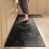 Rutschfeste Küchenmatte Lange Teppiche Kristall-Samt-Teppich für Wohnzimmer Absorbierende Fußmatten Schlafzimmer-Fußmatte Alfombra Kleine Teppiche