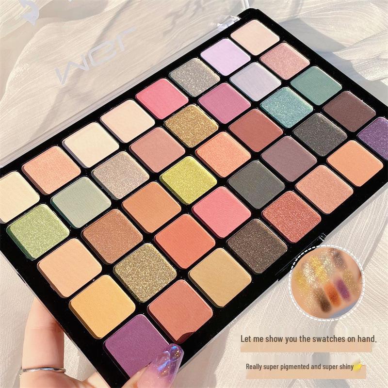 MGL40 Utopia Eyeshadow Palette: 40 Shimmer & Glitter Shades for Professional Stage and Smoky Makeup