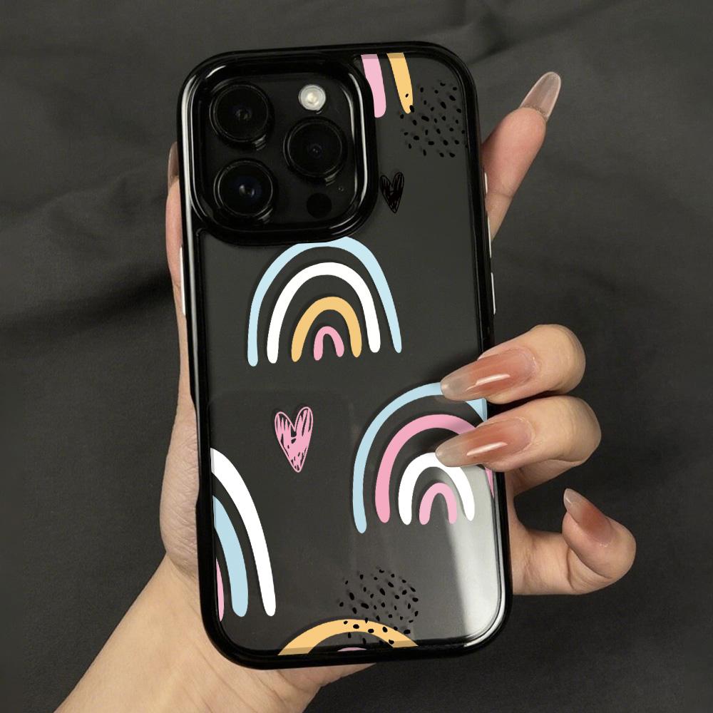 Acrylic Phone Case for iPhone 11 12 13 14 Pro 12 14 16 Pro Max for Samsung A16 A36 A56 S24 FE High-quality Painted Anti-fall Mobile Phone Case