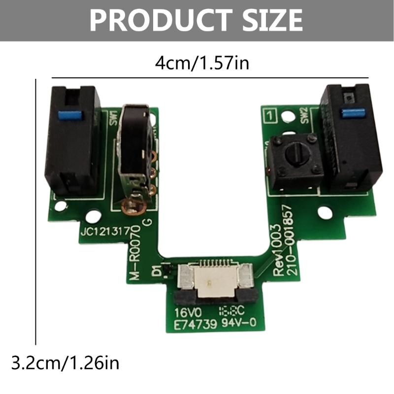 Mouse Replacement Accessories Upper Motherboard Button for Key Board with D2FC-F-K (50m) Micro Switch for G Pro