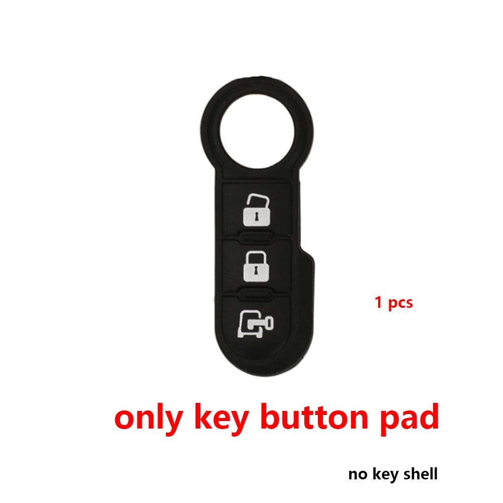 Car Key Fob Case Shell Housing For For Fiat 500 500L Bravo Panda Freemont Punto Ducato Peugeot Boxer Citroen Jumper/Buttons Pad