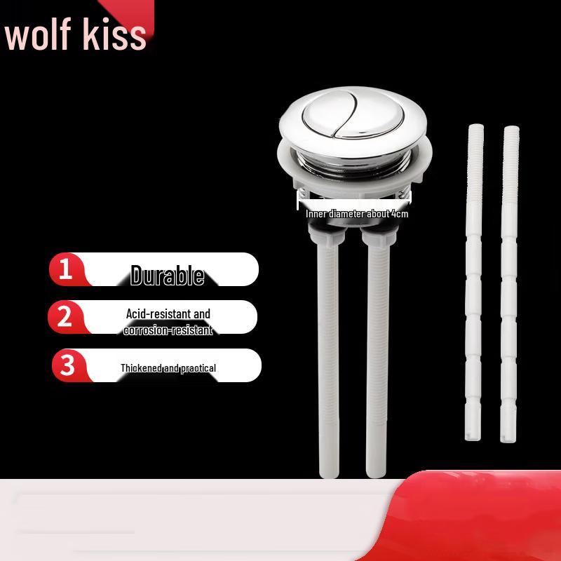LANGZHIWEN Thickened Round Dual Flush Toilet Button