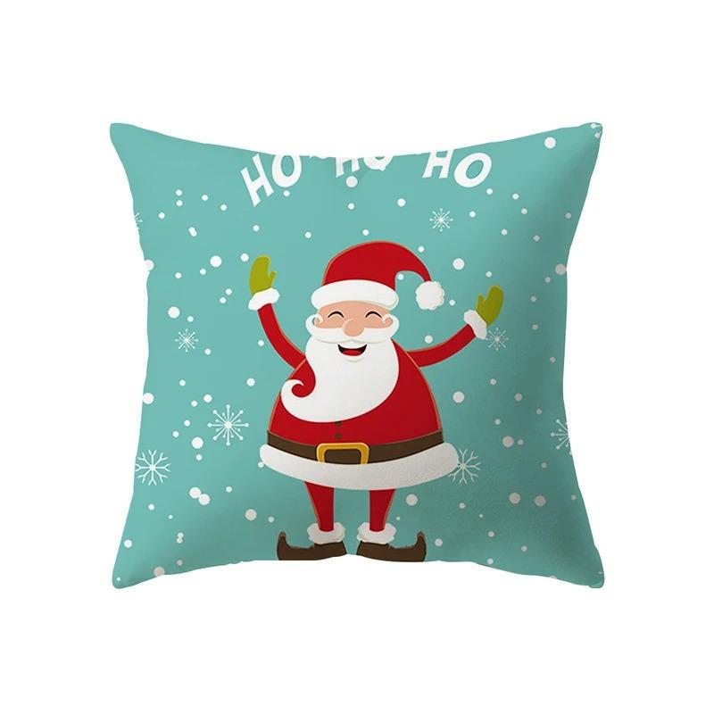 Christmas Themed Pillowcases Car Accessories Office Santa Claus Living Room Sofa Home Pillowcases