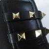 Valentino Garavani Short Boots Rock Stud NERO Leather Women 35.5 UW2S0Z80 Used