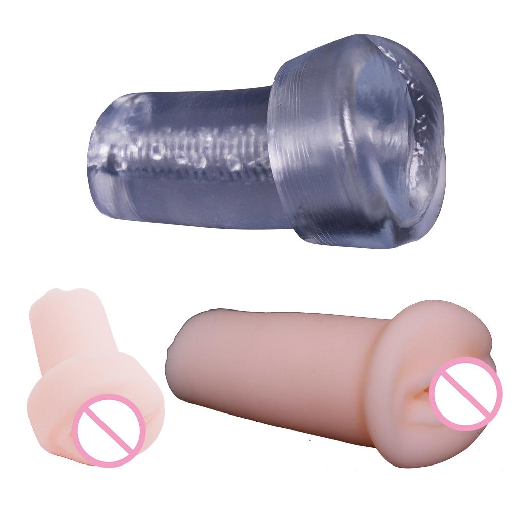 Realistický silikonový návlek na koblihu pro vakuovou pumpu na penis Umělá anální masturbační miska Zvětšovač penisu Příslušenství pro muže