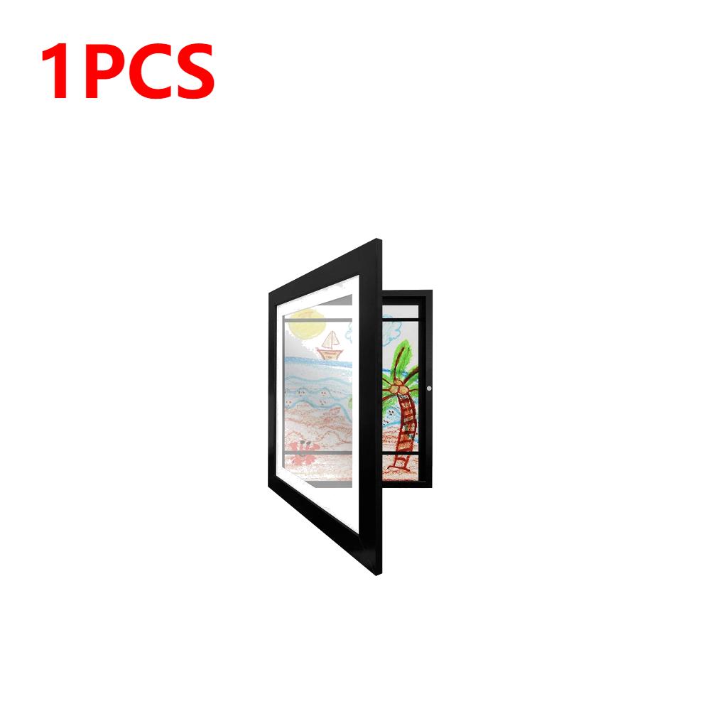 1-5PCS Artwork Frame for A6 Paper Kids Artwork Picture Frame Front Opening Wall Display Frame Artwork Display Storage Frames