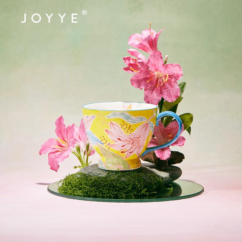 

JOYYE Hand-Painted Floral Ceramic Mug