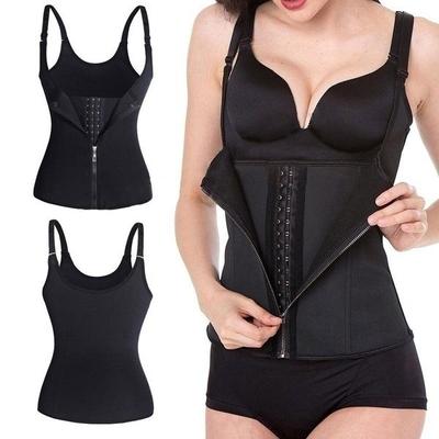 Moda Body Kobiety Odchudzanie Zipper Talia Trener Moda Body Shaper Brzuch Talia Czopiarki Modelujące Topy