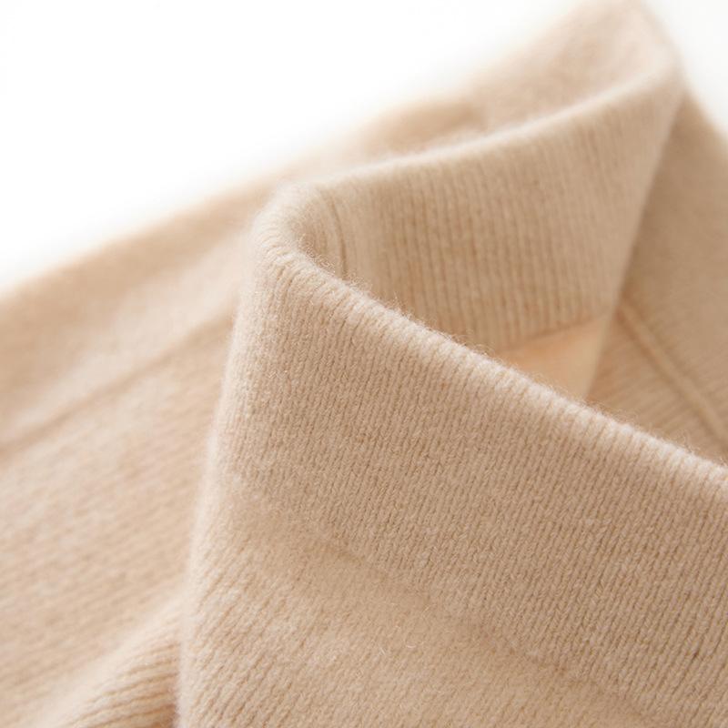 100% Pure Cashmere Leggings Women's Slimming, High-Elasticity Knitted Thermal Tights KTY