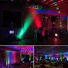 RGB LED Stage Par Light 18 LEDs DMX512 Sound Activated Disco Lamp with EU/US Plug for DJ Party Club Show Holiday Decoration
