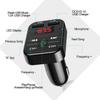 Bil Bluetooth 5.0 FM-sender Trådløs håndfri lydmottaker Auto MP3-spiller 2.1A Dual USB Hurtiglader Biltilbehør