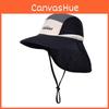 Kids Outdoor Sun Hat With Breathable Nylon Material And Large Brim For Summer Sun Protection