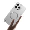 Slim PC Frameless Magnetic Phone Case For iPhone 16 Pro Max 15 Pro 14 Plus 13 12 for MagSafe Matte Shockproof Solid Color Bumper Cover