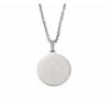 10Pcs 15-30mm Blank Round Discs Pendant Necklaces Gold Plated Chain Necklaces For DIY Custom Women's Men's Jewelry
