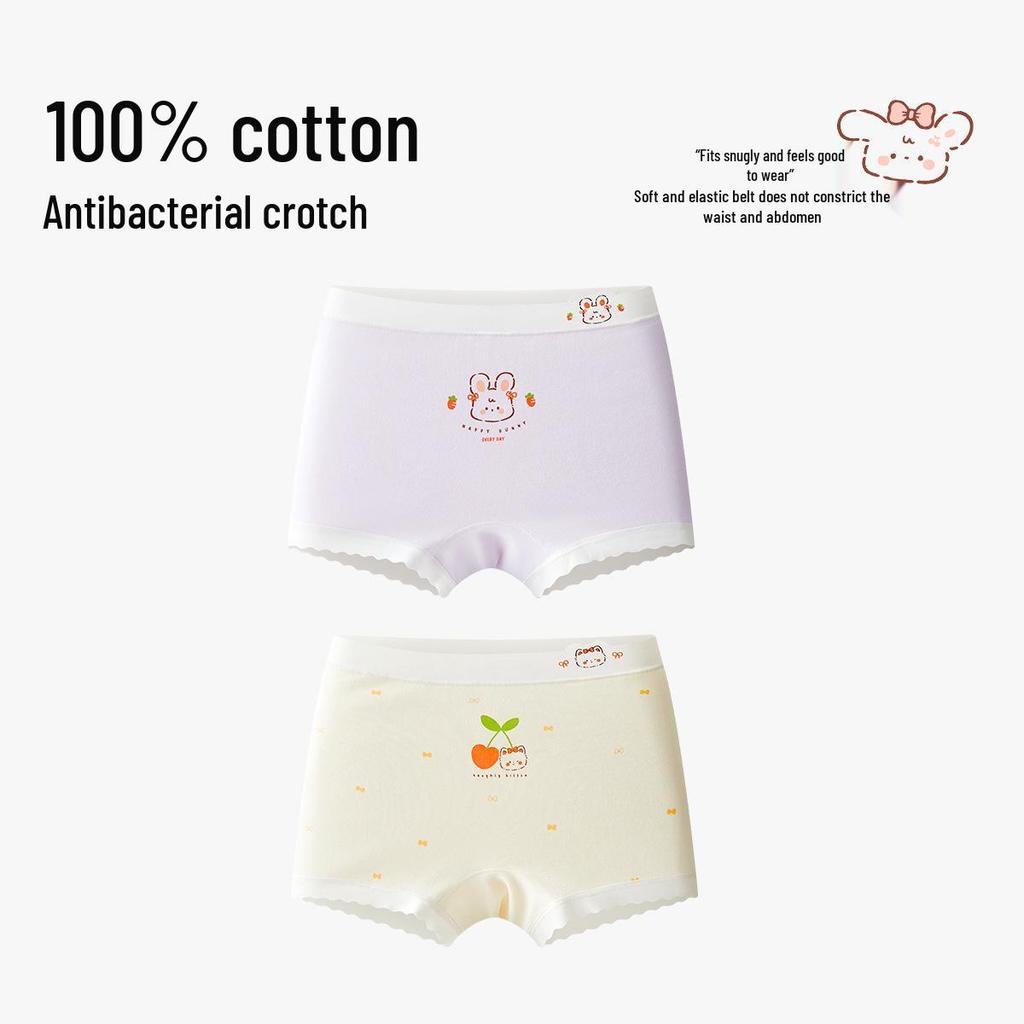 Girls' Pure Cotton Boxer Briefs - Soft, Comfy Fit for Infants, Toddlers & Kids