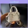 Modern Shell Crossbody Bag With Chain Strap And Rivet Details For Outings Casual