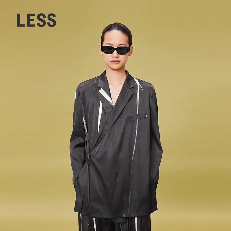 LESS 2024 Spring Silk Blend Casual Blazer XS