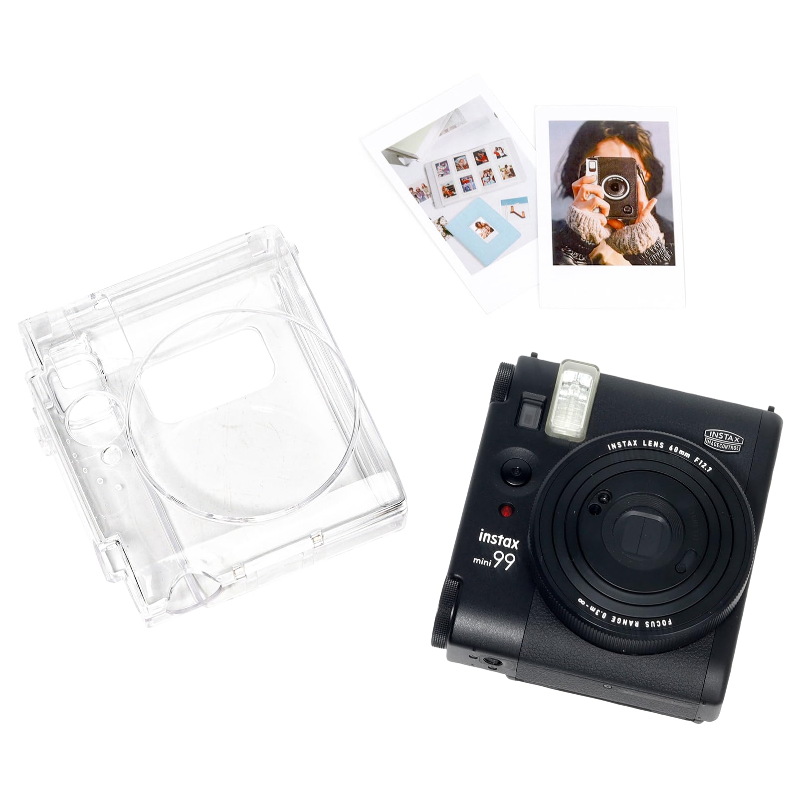

VOVMOEYA Instax mini 99 Fujifilm instax mini99 transparent clear camera case for instax mini protective bag for instax mini compatible with instax