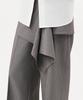 Laneonkyulleoseu Layered Wrap Skirt Pants Set_Melange Grey