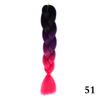 Braids Hair Extensions Balayage Ombre DIY Quick Weave Braiding Hair for Cosplay Daily Use for Women