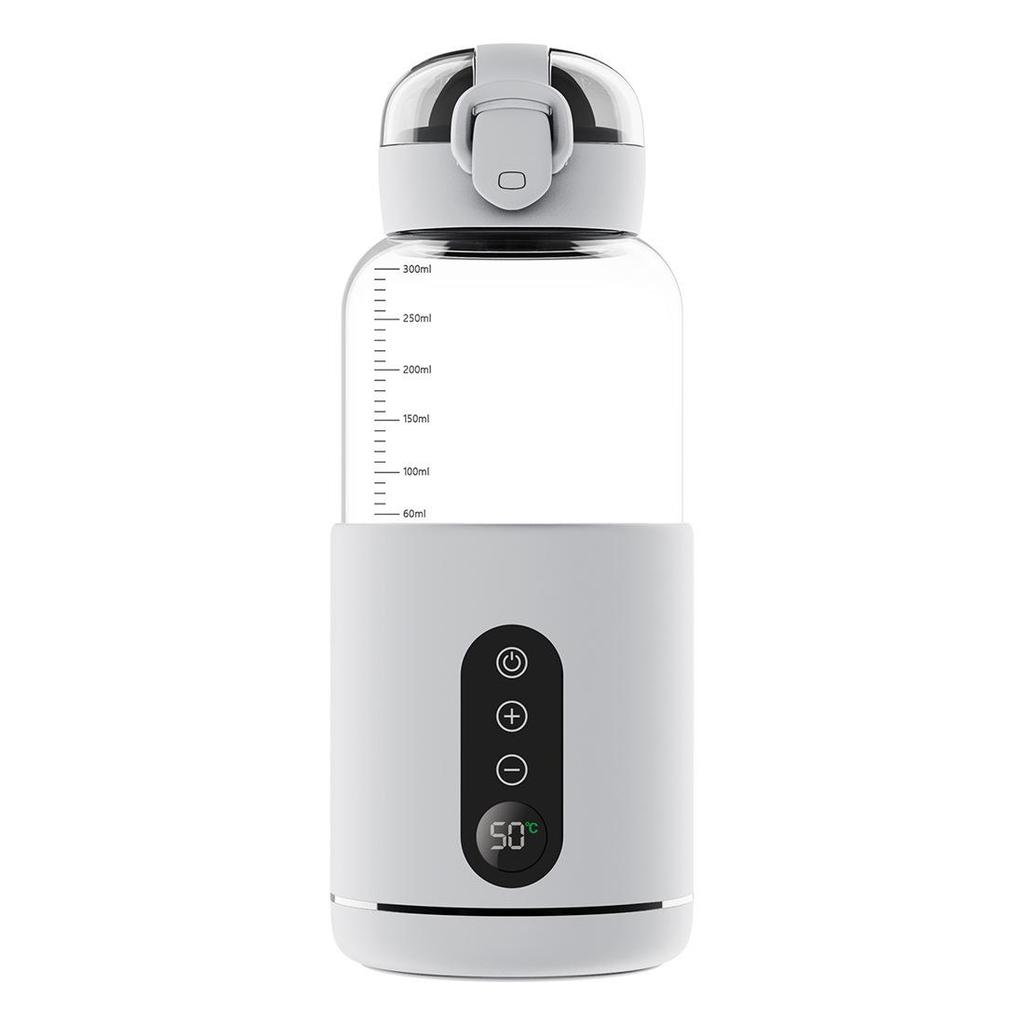 Anxi Bear Portable Milk Warmer: Fast-Charging, Temperature-Controlled Kettle for Baby Outings