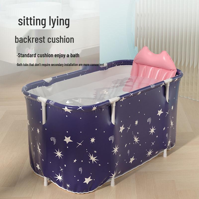 Expandable Foldable Soaking Bathtub for Home