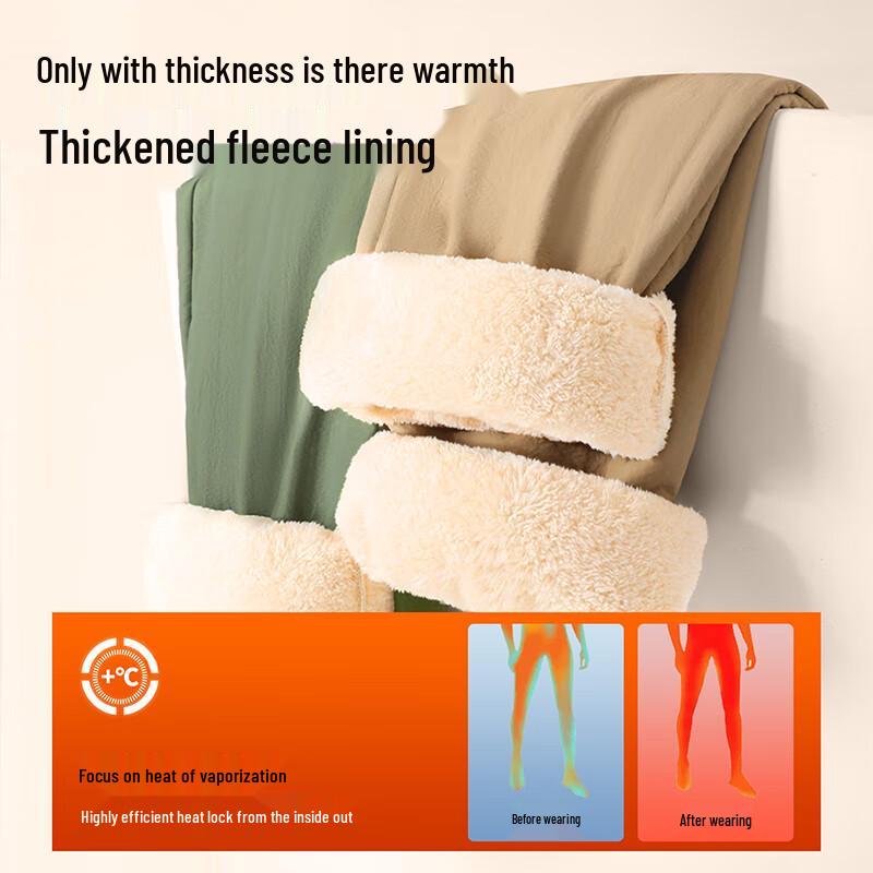 Baleno Men's Winter Fleece-Lined Straight Leg Casual Pants