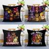 Five N-Nights At F-Freddys Pillow Case Plush Fabric Soft Double Sided Print Sofa Cushion Cover Throw Pillow Covers