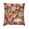 Victorian Angel Square Pillow Cover Home Decorative Vintage Angel Cushion Cover Throw Pillow For Sofa Double-Sided Printing
