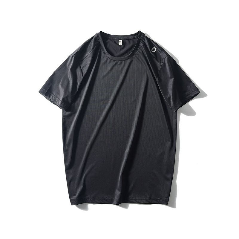 Outdoor Sports Ice Silk Quick-Drying Short-Sleeved T-shirt Men's Summer New Arrival Running Fitness Undershirt Export Men's T-shirt