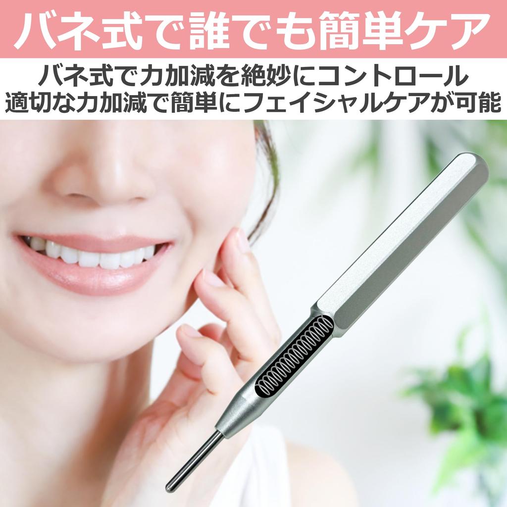 EdisonBrain Facial Pointer Perfect for Postal Activities and Includes Storage Bag Pen, Spring-Operated, Beauty,