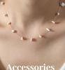 Collana clavicola in Acciaio Titanio Oro 18K Turchese - Gioiello di Lusso Francese Versatile per Donne
