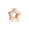 2022 New Rose Gold Reflections Clip Beads Charms Star Fish Love Diy Fit Original Fashion Women Bracelet Diy Accessories