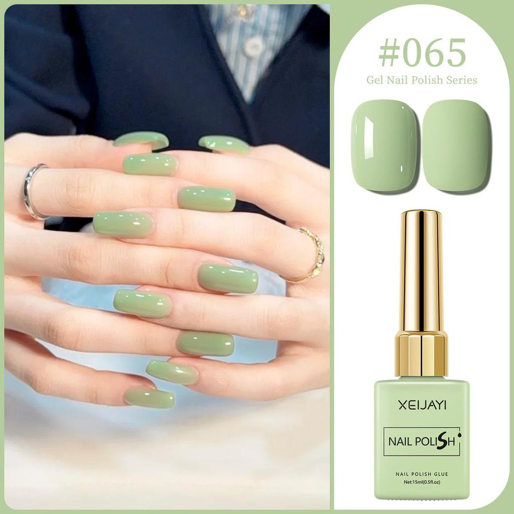 XEIJAYI 15ml Solid Color Nail Gel - 72 Color Options for Nail Art Salons