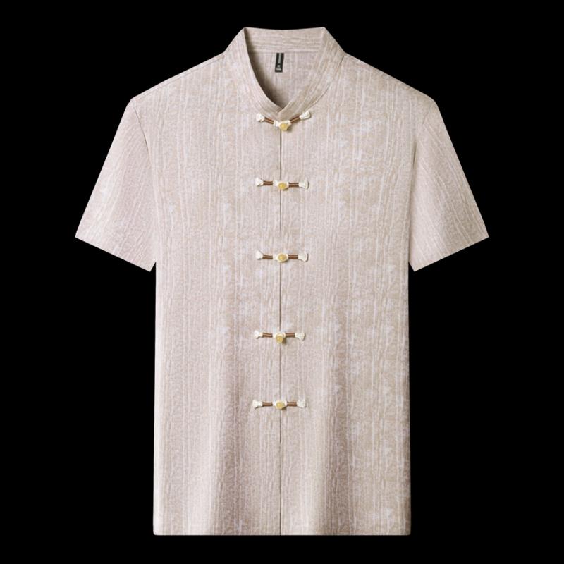 ROMON Men's Summer Short Sleeve Tang Suit Set
