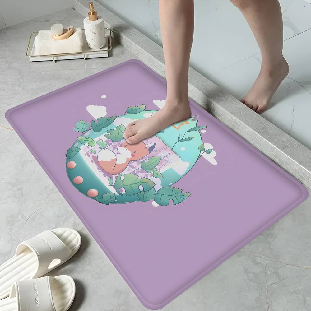 Classic T-Tamagotchi Cute Floor Mat Nordic Style Home Doormat Bathroom-Toilet Mats Bedroom Hotel Decor Mat