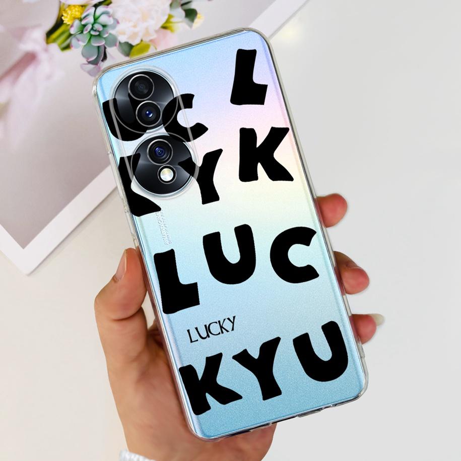 For Honor 70 Lite Case RBN-NX1 Shockproof Cover Fashion Flower Clear Silicone Soft TPU Phone Case For Honor 70 Pro Honor70 Coque