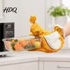 Adult Size Oven Mitt 1 Pc Handmade Quilted Chicken Mitt Heat Resistant Non-slip Glove Pot Holder Rustic Farmhouse Kitchen Gloves for Cooking Baking
