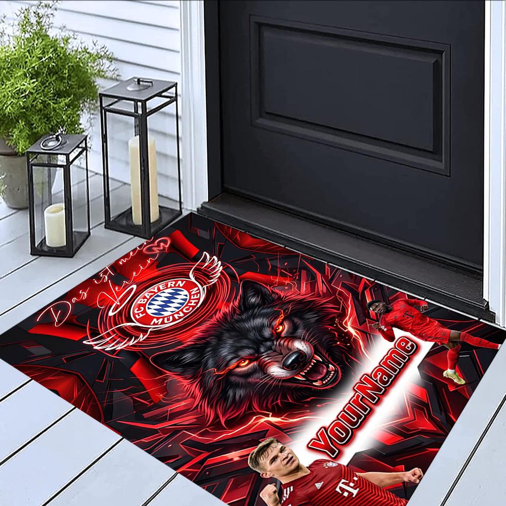 Fc Bayern München (14) Customize your name rug, office chair cushion, home bedroom living room gift.