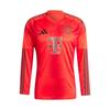 adidas FC Bayern 24/25 Tricou de Acasă cu Mânecă Lungă Roșu Bărbați Streetwear IT2254