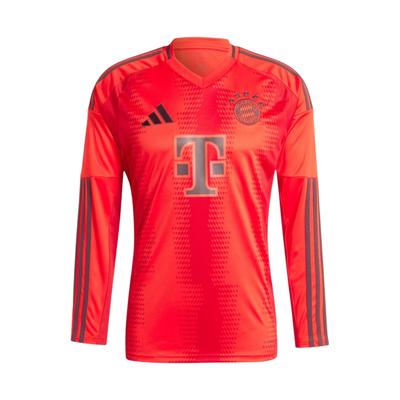 FC Bayern 24/25 Lange Mouwen Thuis Tenue Rood Heren Streetwear IT2254