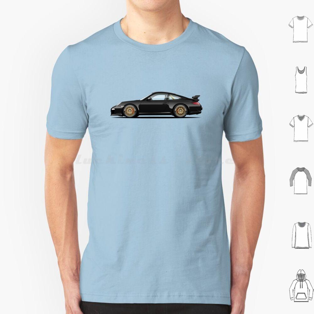 Gthree T Shirt Cotton Men Women DIY Print 997 V8 V10 V12 English Germany Japan Motor Automotive Vector Car Cars Car Art Yellow
