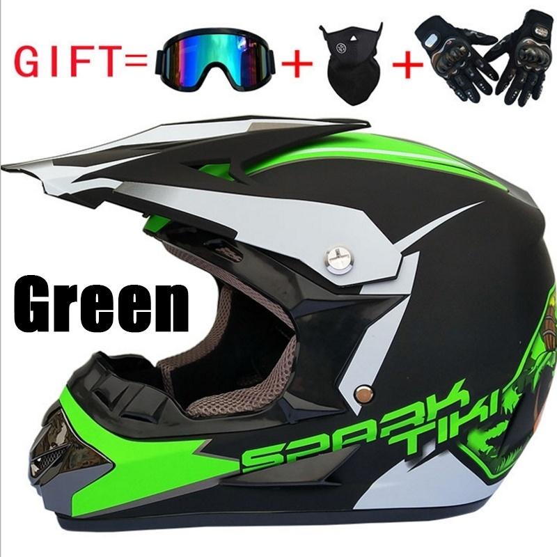 

Внедорожный горный анфас мужской мотоциклетный шлем гоночный шлем бесплатный подарок очки маска перчатка M