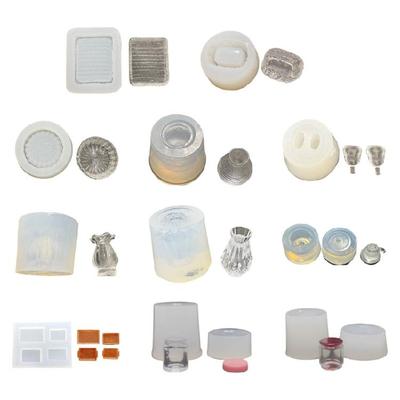 Flexible Silicone Mould for Miniature Craft and Accessories Jewelry Making Resin Art Detachable Designs