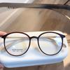 Vintage Round Computer Glasses Classic Tranpsparent Minus Diopter Eyewear Blue Light Blocking Prescription Glasses 0 To -4.0