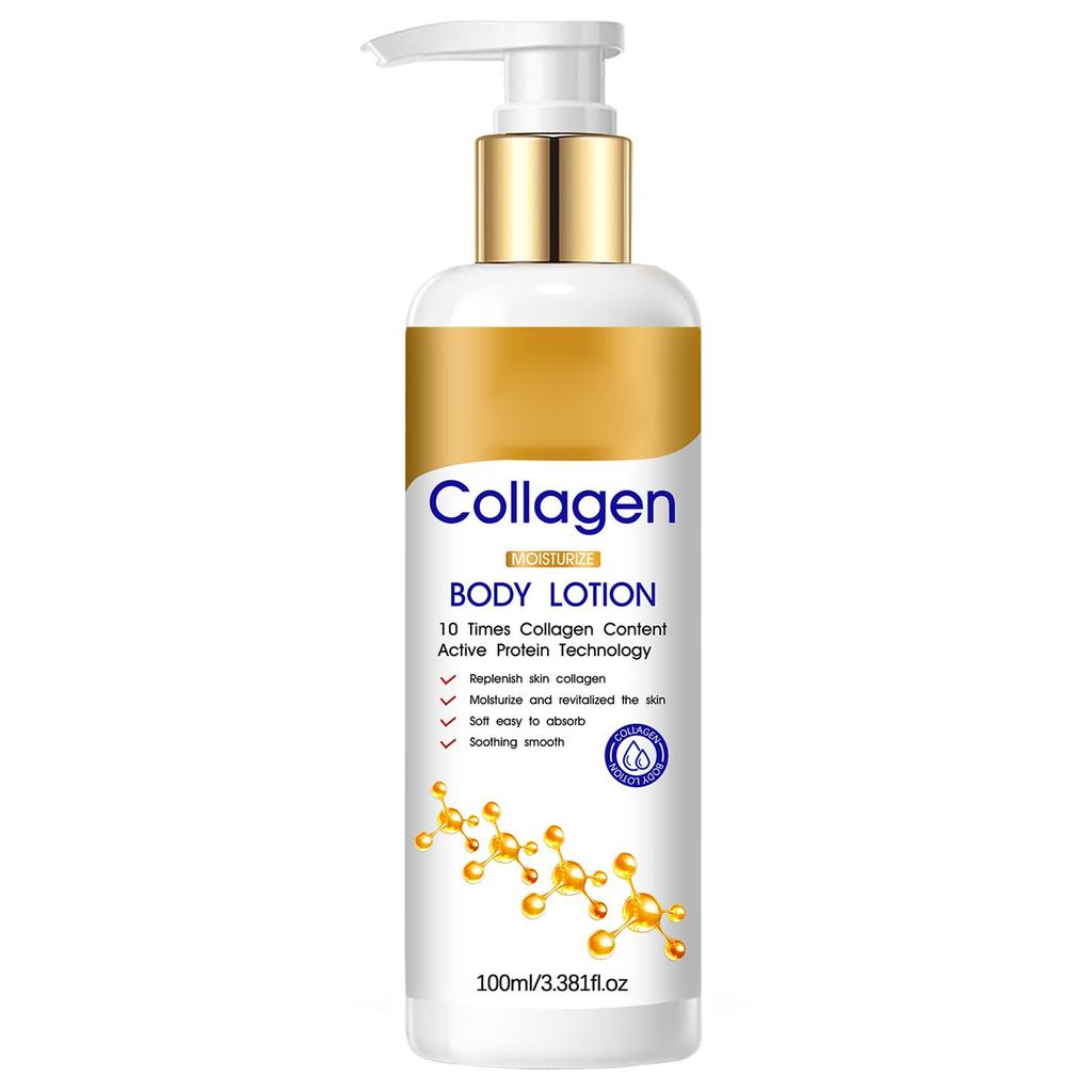 Collagen Body Lotion Deep Moisturizing Rejuvenating Skin Increase Skin Elasticity  100ml