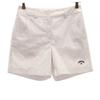Striped Pattern Golf Seersucker Shorts S White Women Used