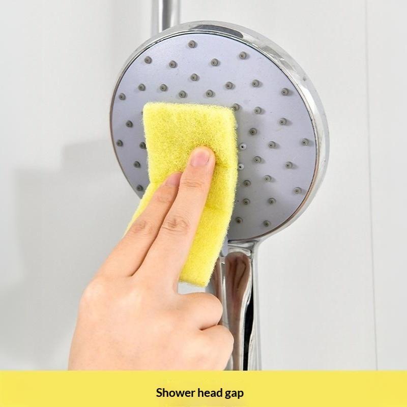 10 Pcs Scrub Pads Kitchen Oil Removal Dishwashing Pads Scratch Free Reusable Multipurpose Cleaning Dishrag