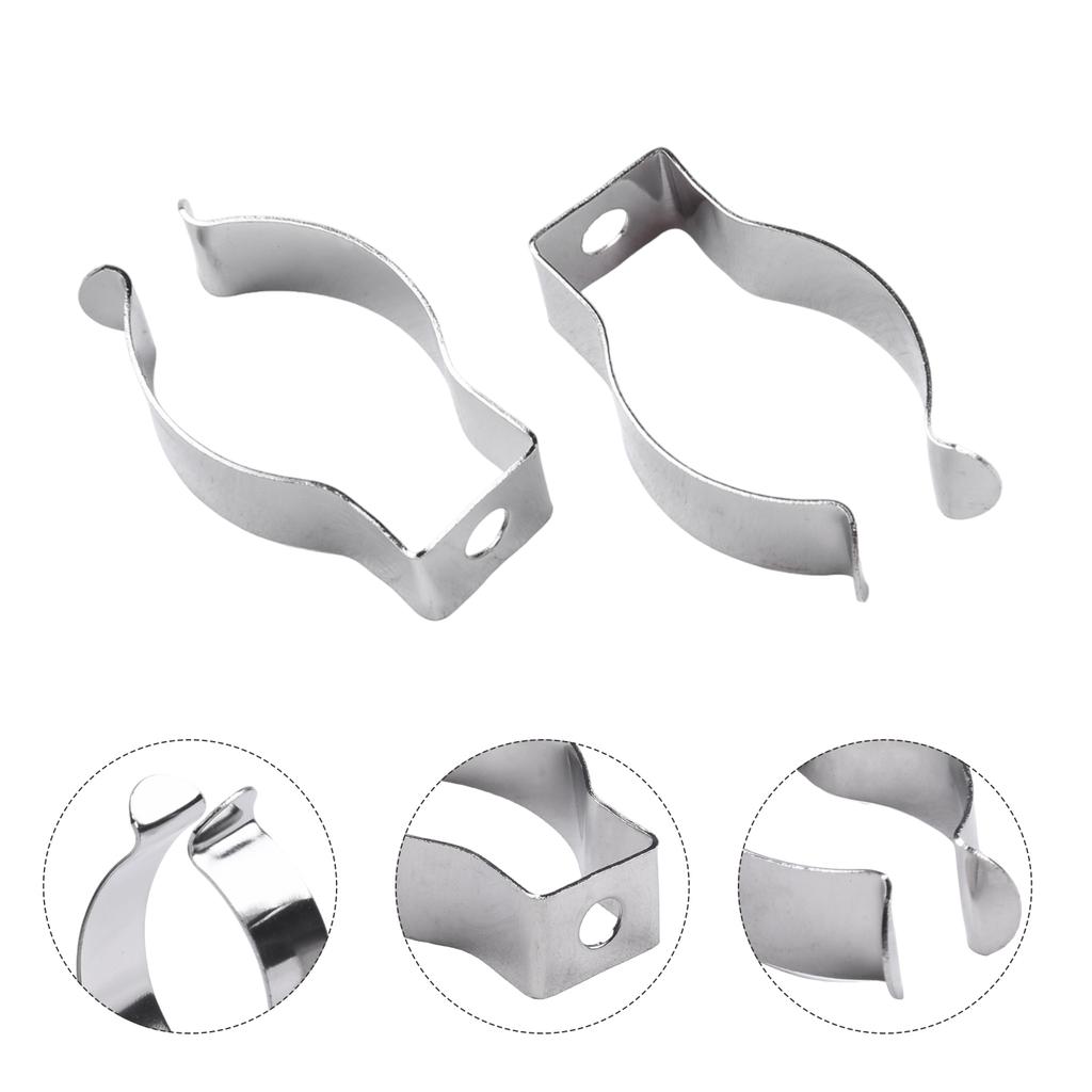 Tool Spring Terry Clip Narrow Base Tool Stainless Steel Spring Terry Clamp Heavy Duty Tool Storage Rack Open Spring Clip