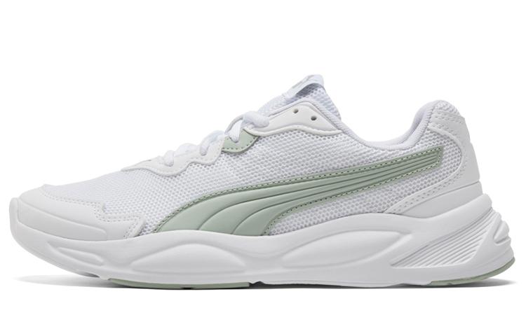 PUMA 90s Runner Nu Wave White Gray Green 373017-21 36
